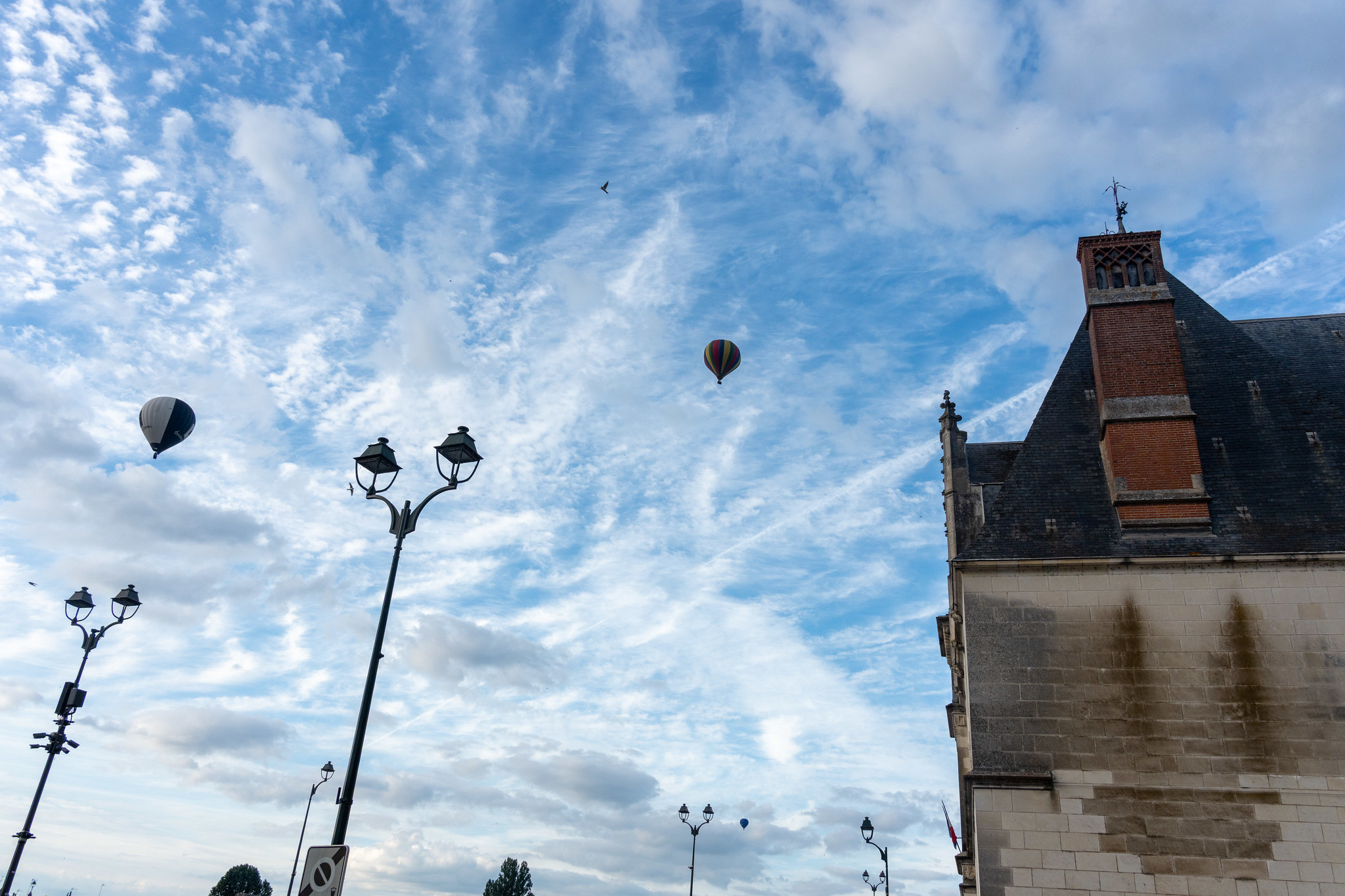 hot-air balloons